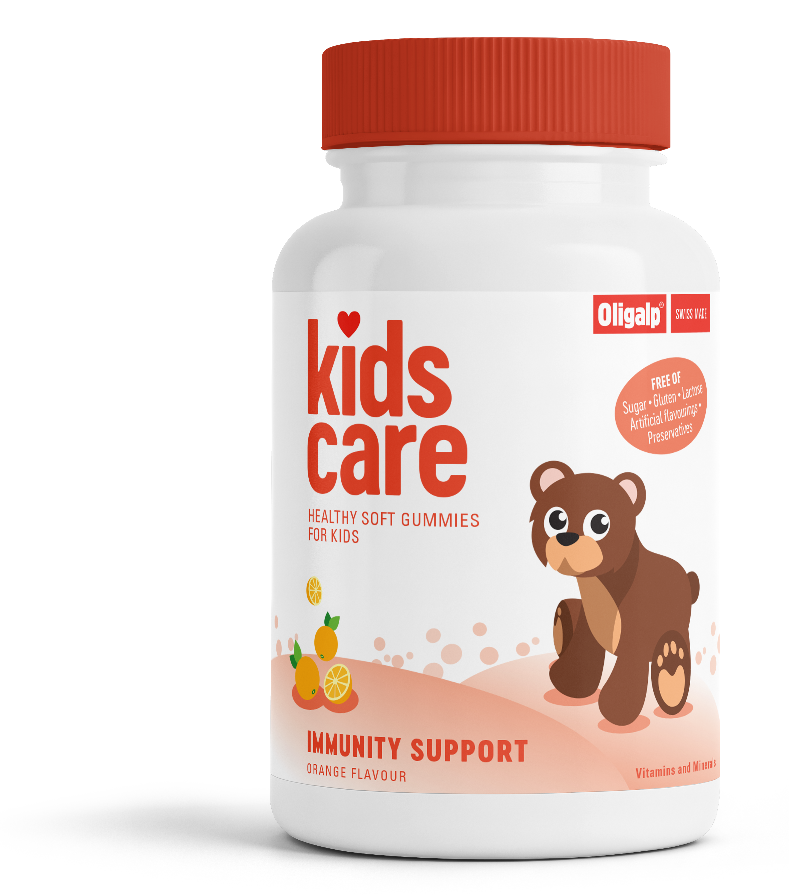 Oligalp Kids Care Immunity Support — front of bottle