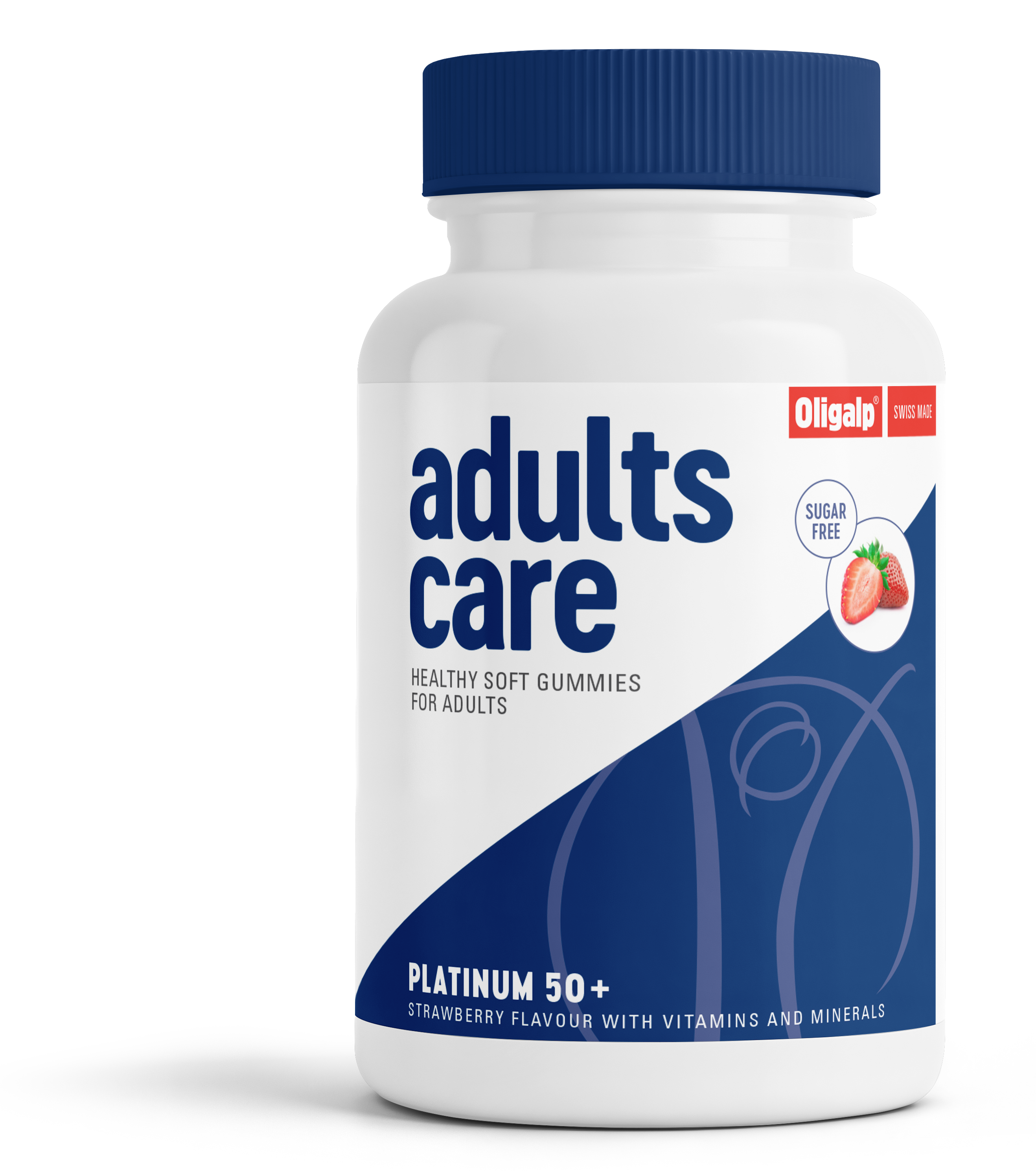 Oligalp Adults Care Platinum 50+ — front of bottle